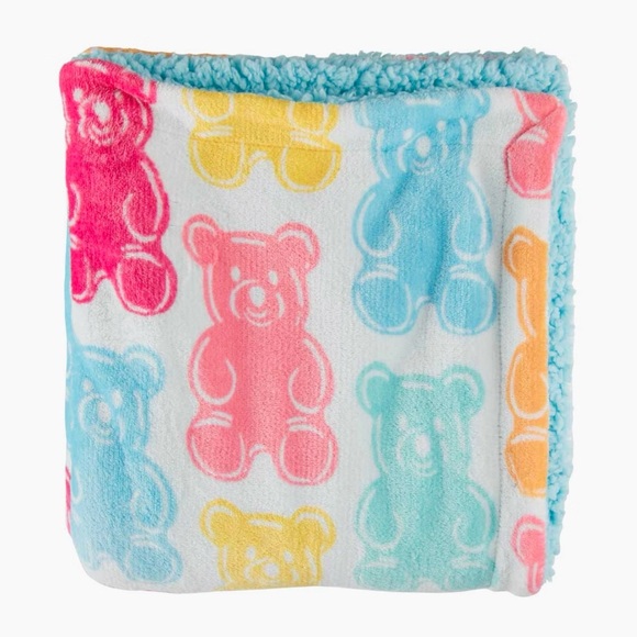 Comfort Bay Microlight Berber Gummy Bear Throw 50”x60”-NEW - Picture 3 of 4